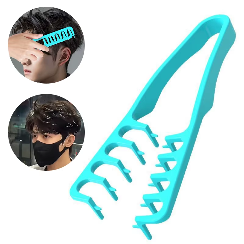 Wide-Tooth Hair Styling Comb Curling Tools Fluffy Texture For Men Ideal For All Hair Types Hairstyling Tools