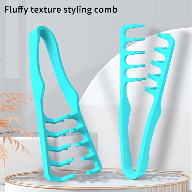 Wide-Tooth Hair Styling Comb Curling Tools Fluffy Texture For Men Ideal For All Hair Types Hairstyling Tools