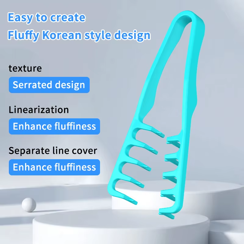 Wide-Tooth Hair Styling Comb Curling Tools Fluffy Texture For Men Ideal For All Hair Types Hairstyling Tools